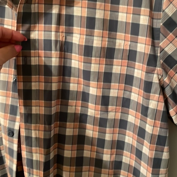 Patagonia Men's XL 70% Cotton Plaid Button Down Shirt - Picture 5 of 6